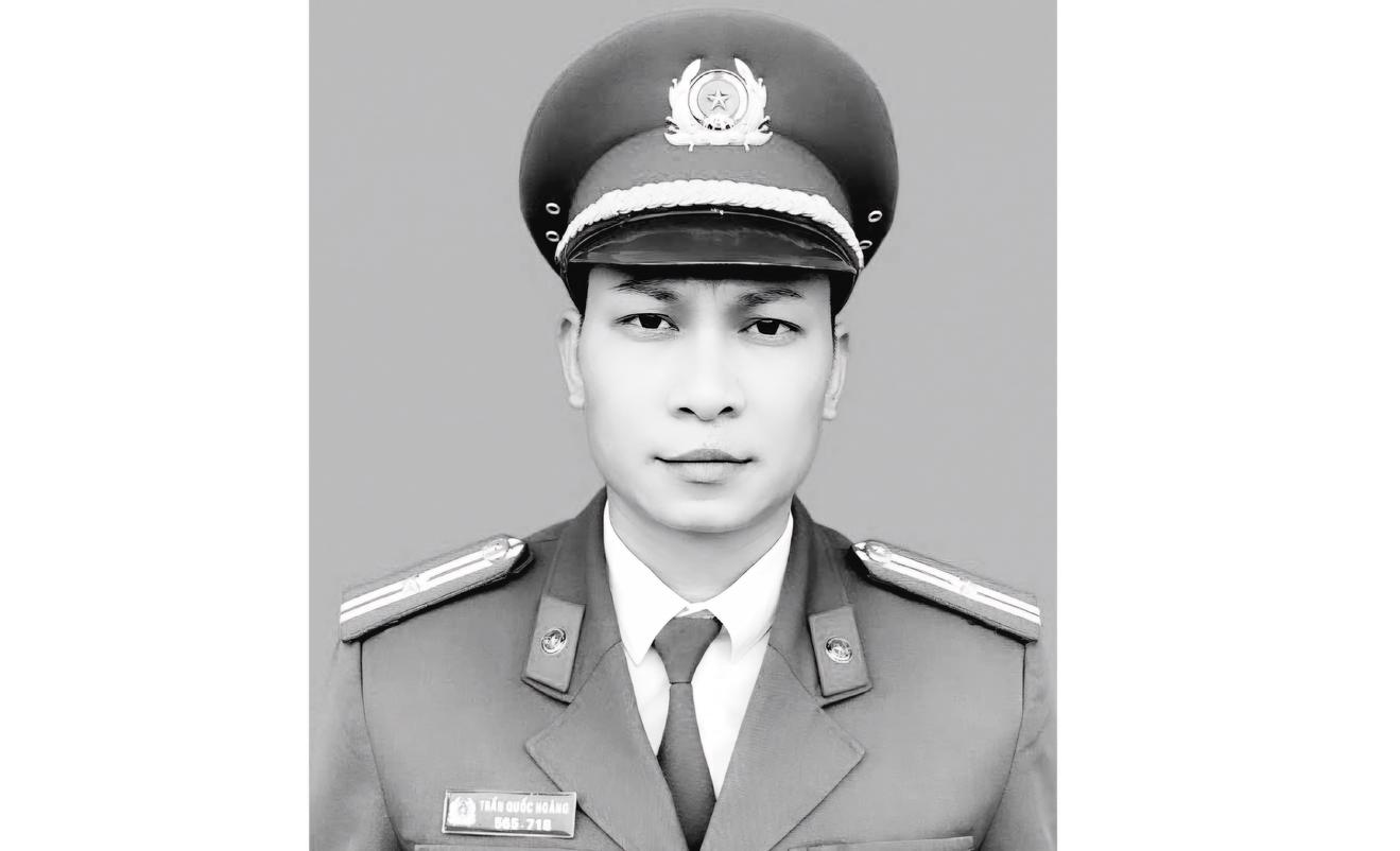 Thiếu tá công an hy sinh khi làm nhiệm vụ phòng chống bão số 3