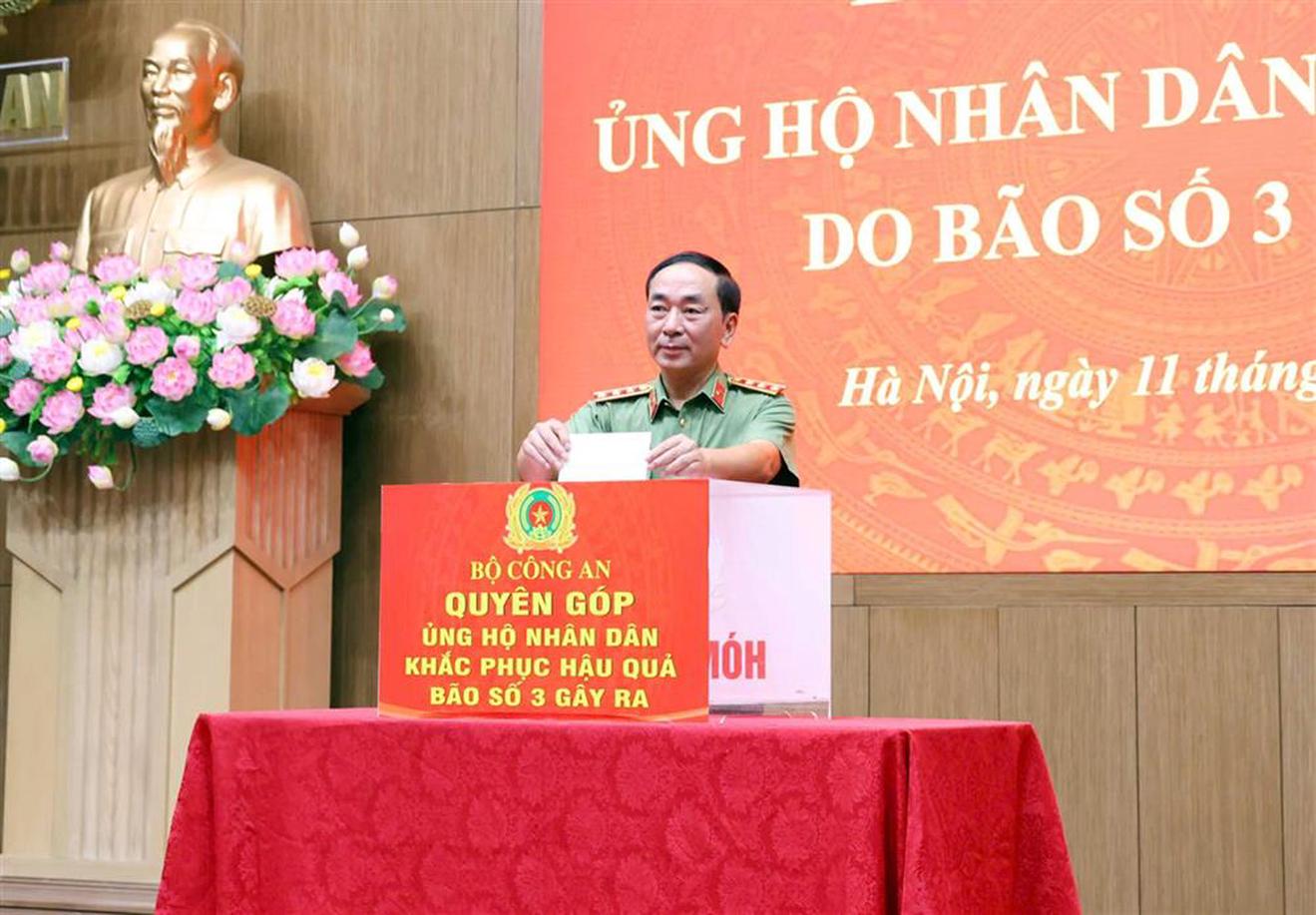 Chủ động phương án đấu tranh với tội phạm lợi dụng bão lũ