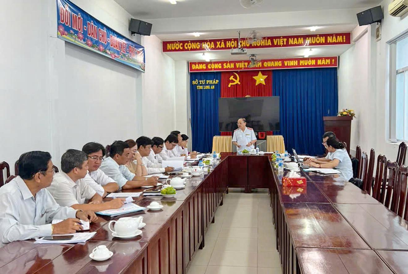Công bố Quyết định thanh tra trong lĩnh vực luật sư tại tỉnh Long An