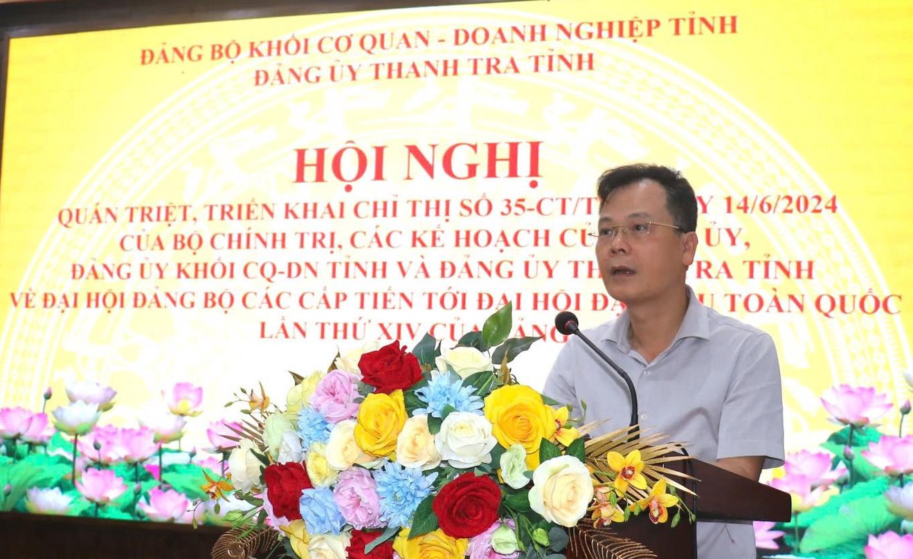 Thanh tra tỉnh Lào Cai triển khai thực hiện Chỉ thị số 35 của Bộ Chính trị