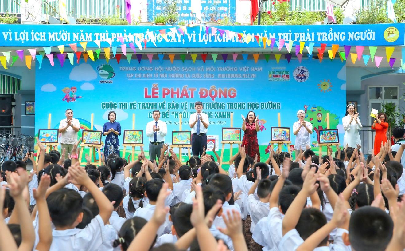 Cuộc thi vẽ tranh "Ngôi trường xanh": Sân chơi sáng tạo, lan toả  thông điệp sống xanh đến cộng đồng