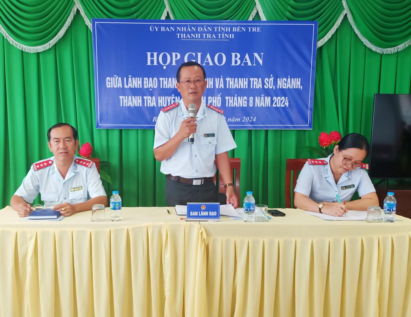 Thanh tra tỉnh Bến Tre có không quá 3 Phó Chánh Thanh tra