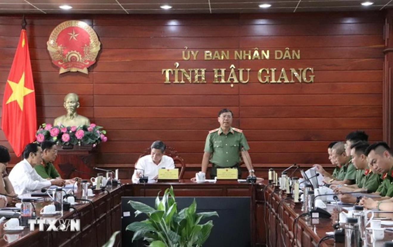 Bộ Công an công bố quyết định thanh tra tại tỉnh Hậu Giang