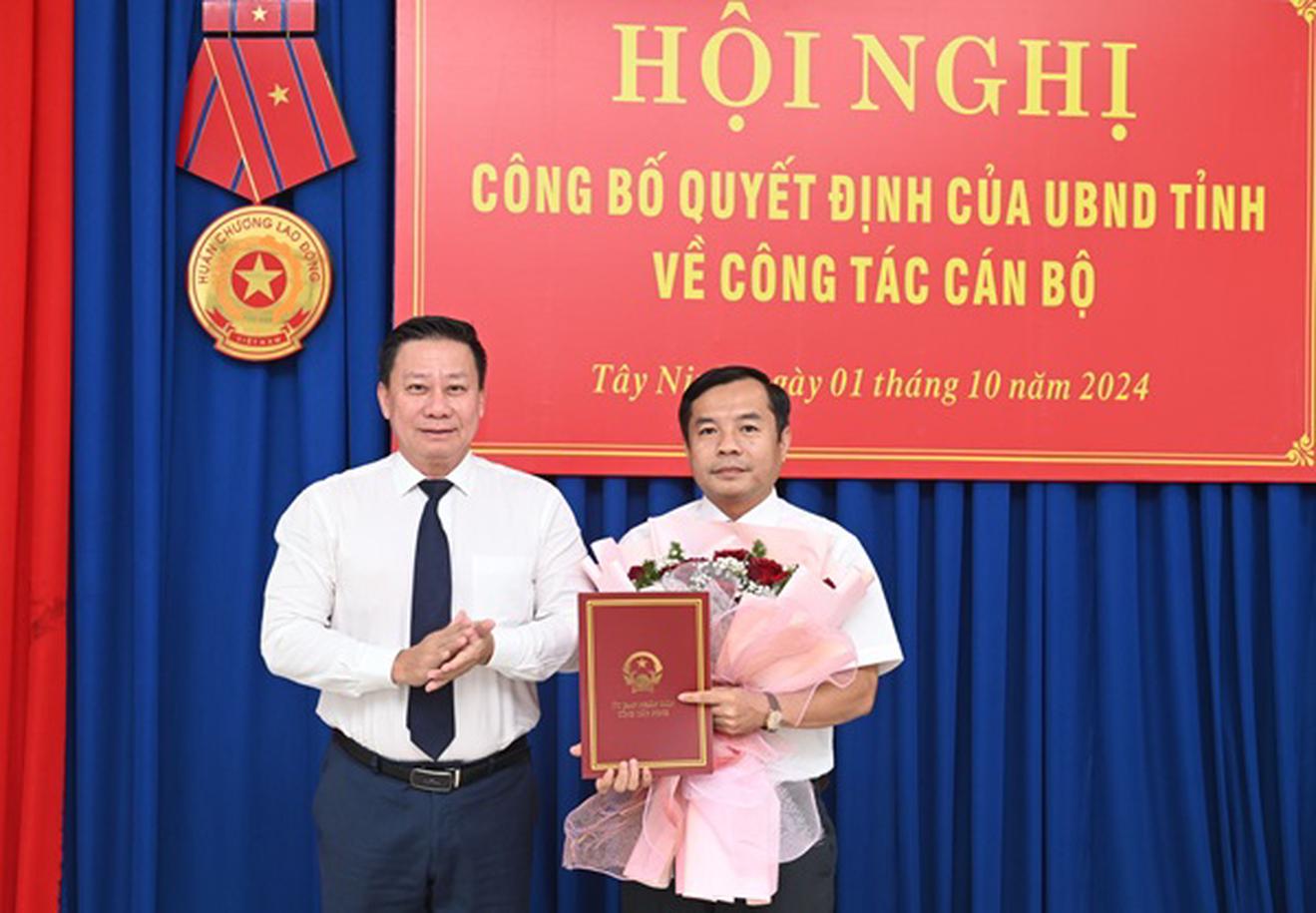 Ông Nguyễn Hoàng Nam được bổ nhiệm Chánh Thanh tra tỉnh Tây Ninh