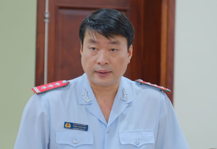 Chánh Thanh tra tỉnh Thái Nguyên Trần Văn Hậu. (Ảnh: PV)