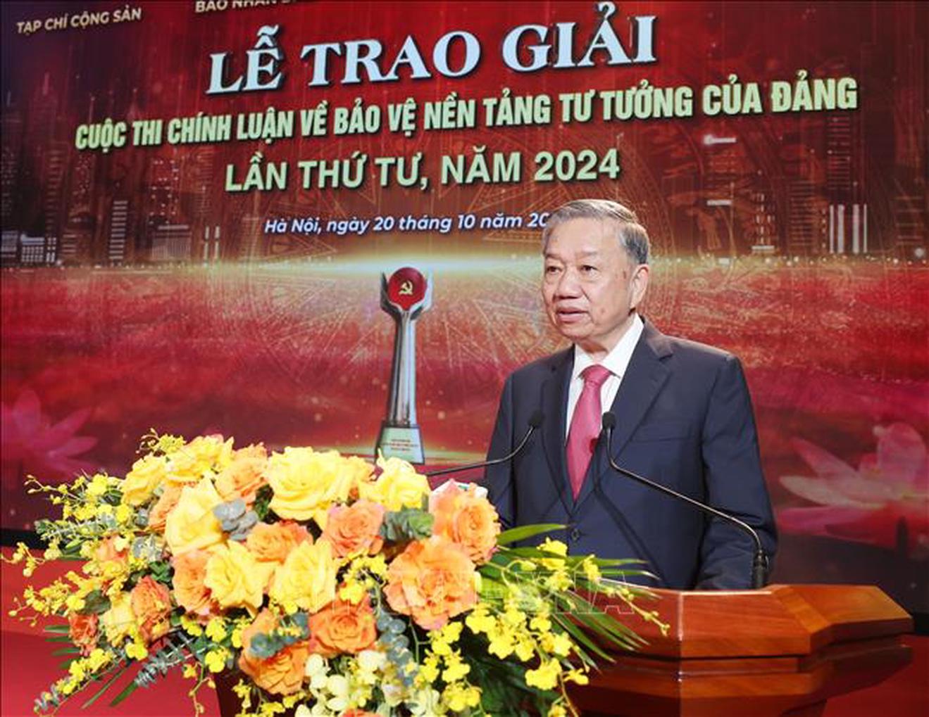 Bốn vấn đề Tổng Bí thư đề nghị sau Cuộc thi chính luận về bảo vệ nền tảng  tư tưởng của Đảng