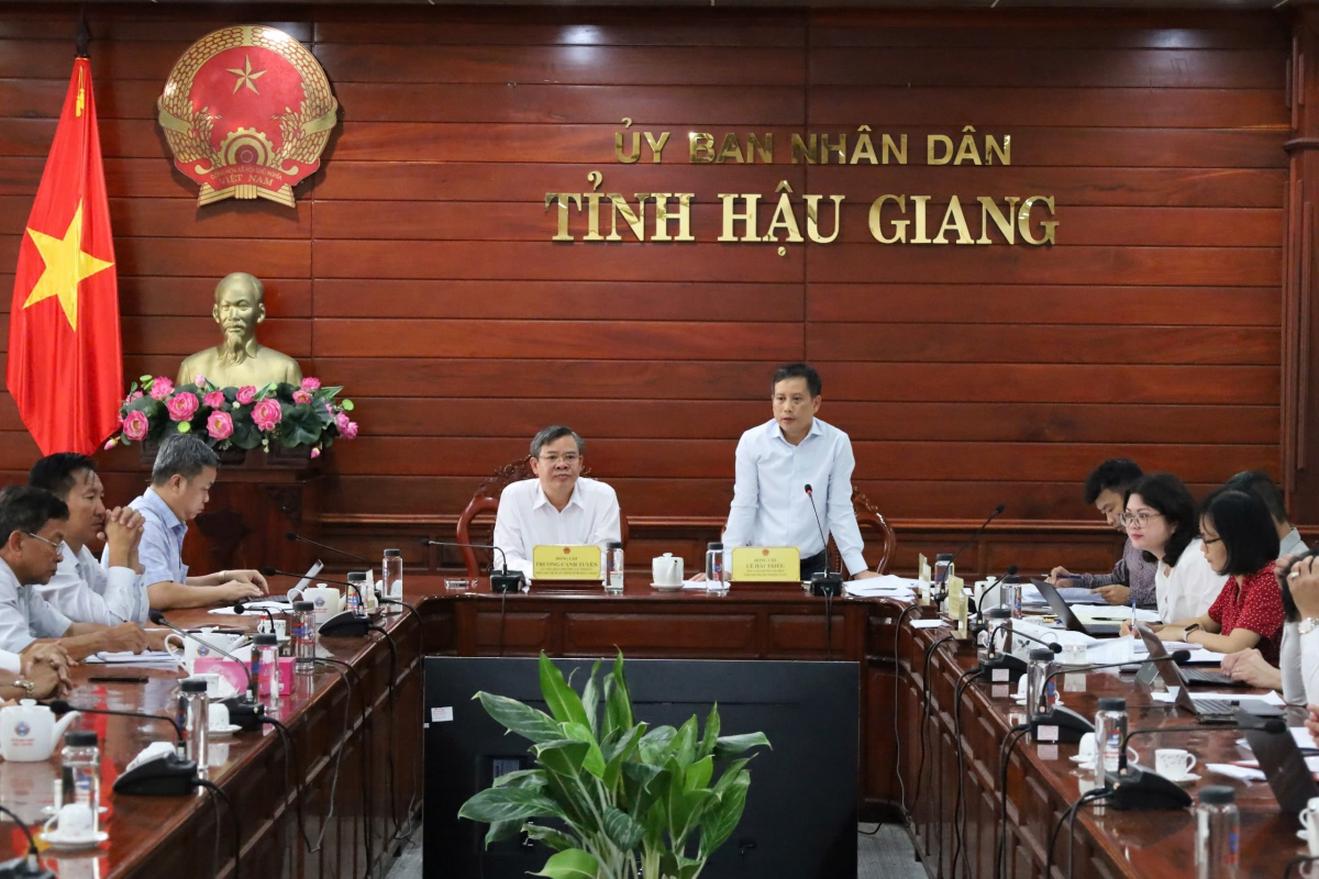 Công bố Quyết định thanh tra chuyên ngành ngoại giao tại tỉnh Hậu Giang