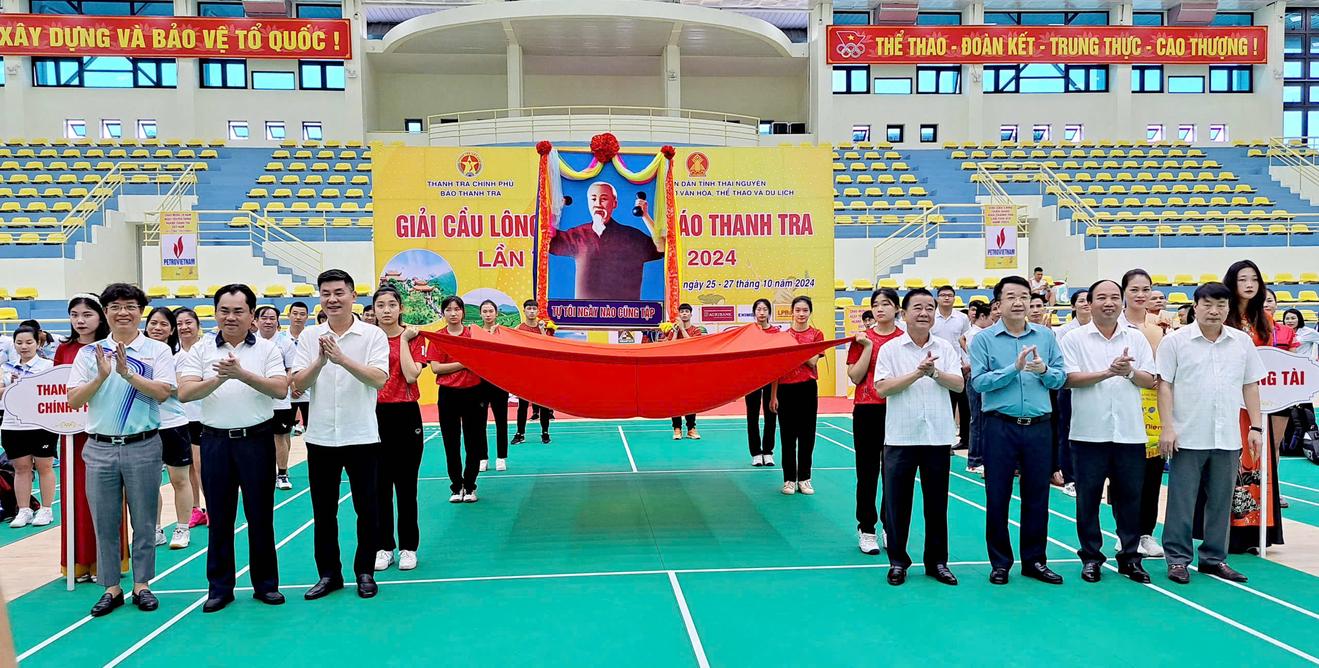 Khai mạc Giải cầu lông chào mừng kỷ niệm 79 năm ngày Truyền thống ngành Thanh tra Việt Nam