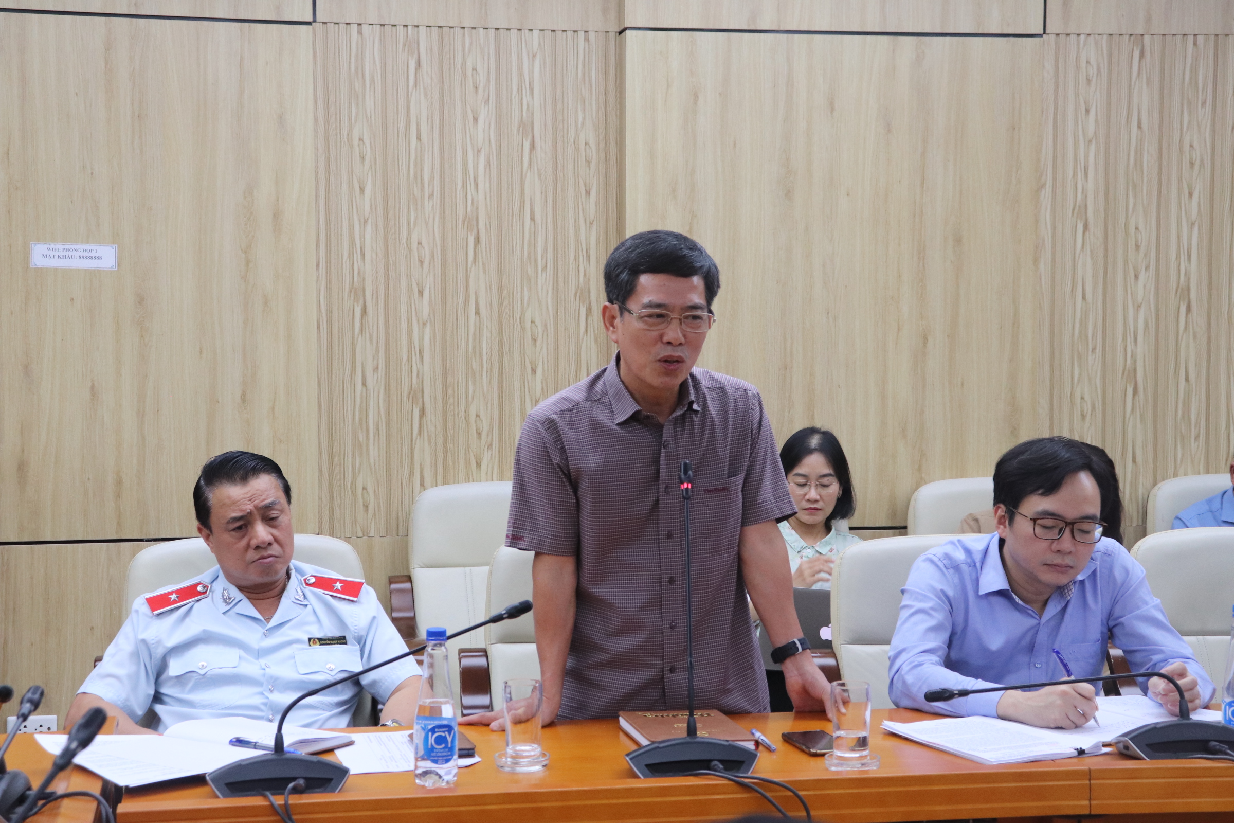 Ông Dương Văn Phấn, Phó Cục trưởng Cục Giám sát, Thẩm định và Xử lý sau thanh tra phát biểu tại buổi công bố