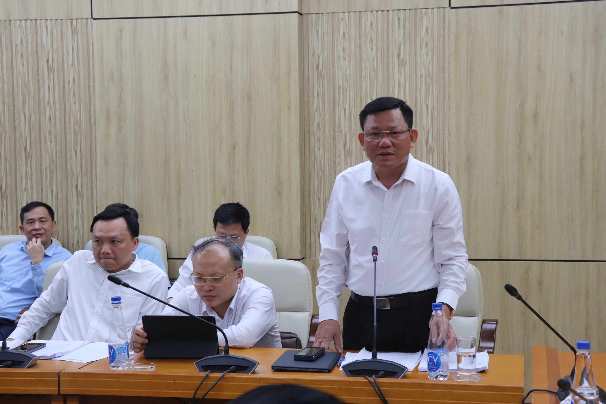 Ông Nguyễn Văn Thi, Phó Chủ tịch UBND tỉnh Thanh Hoá tiếp thu các kiến nghị của Thanh tra Chính phủ