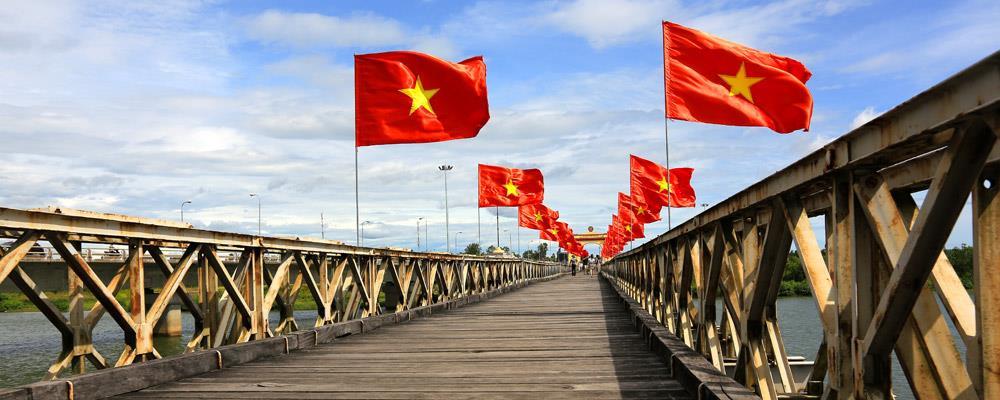 Cầu Hiền Lương ở Quảng Trị. (ảnh: tinhuyquangtri.vn)