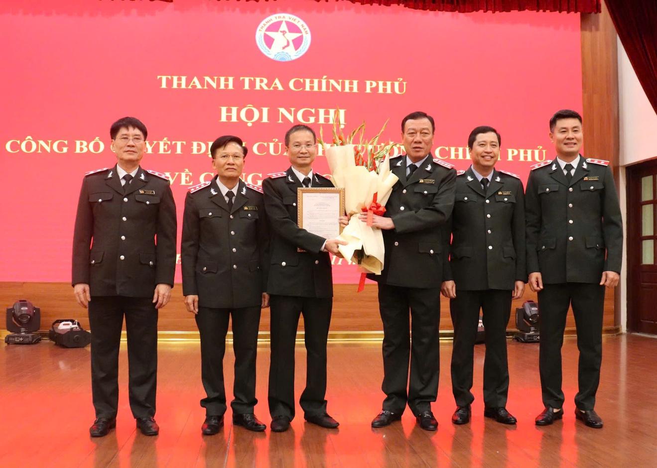 Thanh tra Chính phủ công bố Quyết định bổ nhiệm ông Lê Tiến Đạt giữ chức Phó Tổng Thanh tra Chính phủ