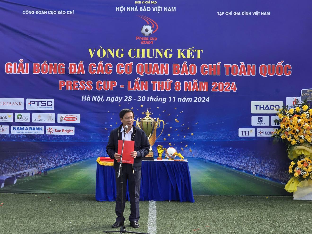 Khai mạc Giải bóng đá các cơ quan Báo chí toàn quốc lần thứ 8 