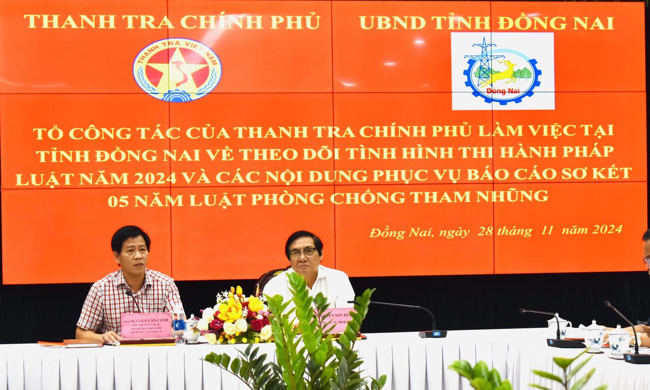 Đồng Nai kiến nghị thi hành pháp luật về phòng, chống tham nhũng trên địa bàn tỉnh