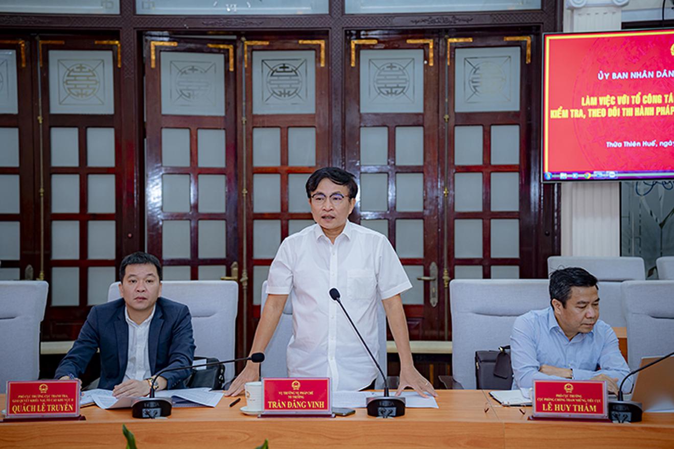 Kiểm tra, theo dõi thi hành pháp luật về phòng, chống tham nhũng tại Thừa Thiên Huế