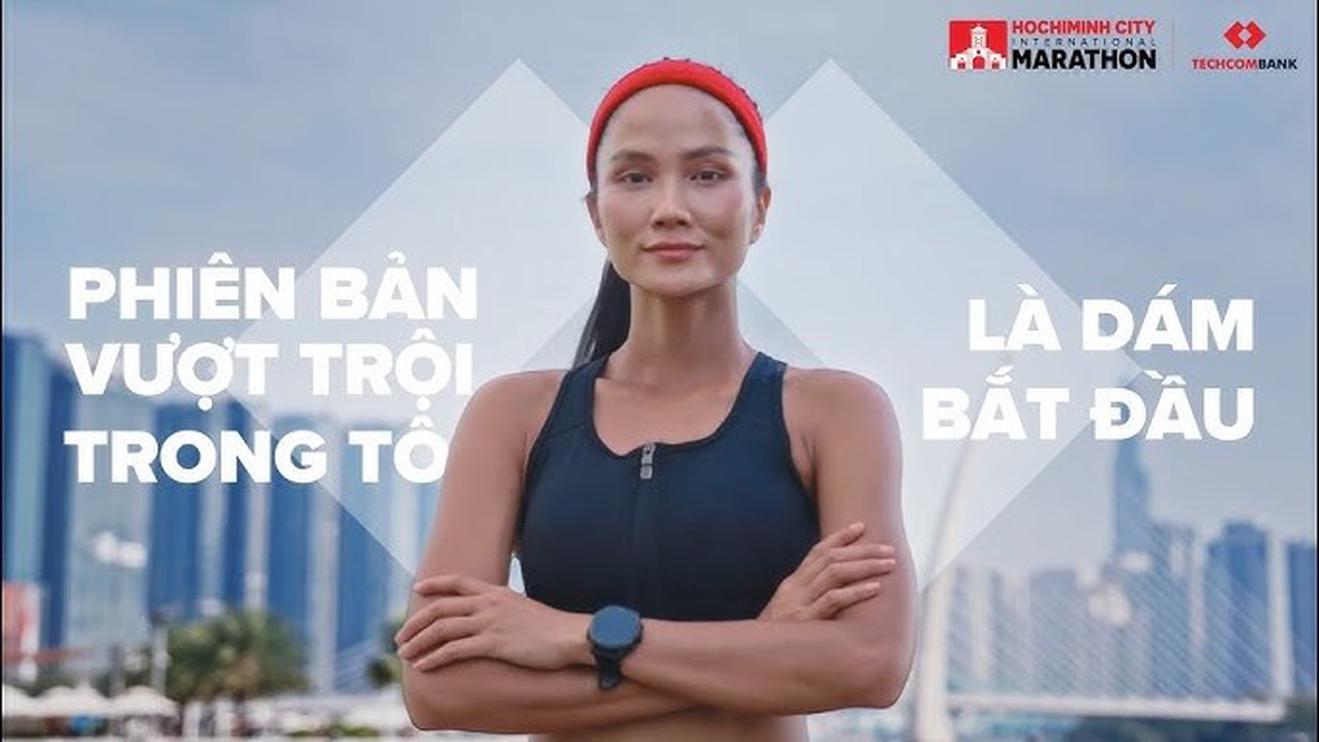Chị đẹp H’Hen Nie “Đạp gió” với cự li 21km đầu tiên tại giải marathon quốc tế thành phố Hồ Chí Minh Techcombank mùa thứ 7