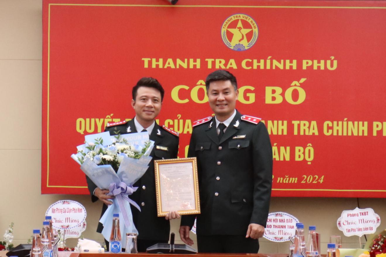 Báo Thanh tra có tân Phó Tổng Biên tập