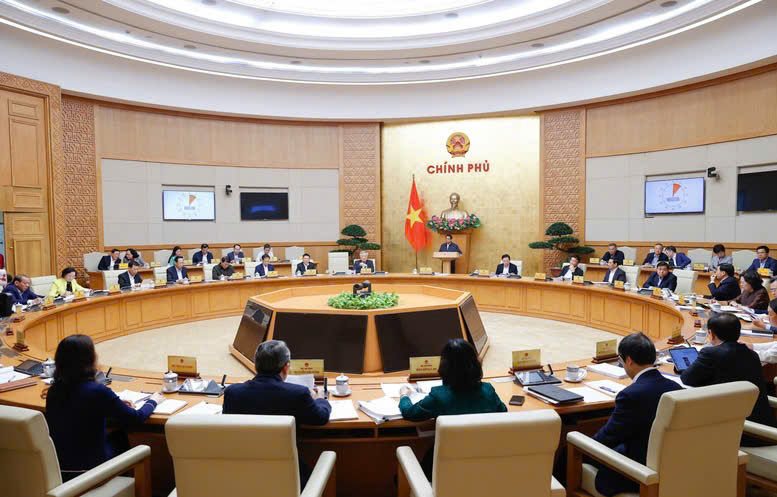 Toàn cảnh phiên họp Chính phủ thường kỳ tháng 11/2024 . (Ảnh: VGP)