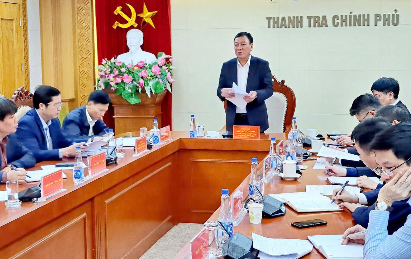 Tổng Thanh tra yêu cầu đẩy nhanh tiến độ, hoàn thành công việc được giao