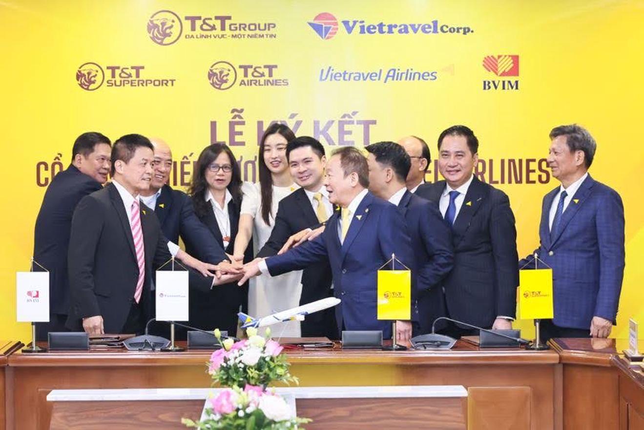 T&T Group trở thành cổ đông chiến lược của Vietravel Airlines 