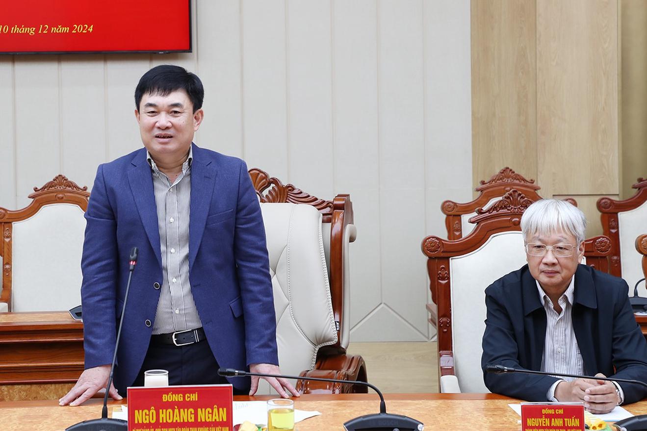 Đoàn công tác của Tập đoàn Công nghiệp Than - Khoáng sản Việt Nam làm việc với Quân chủng Hải quân