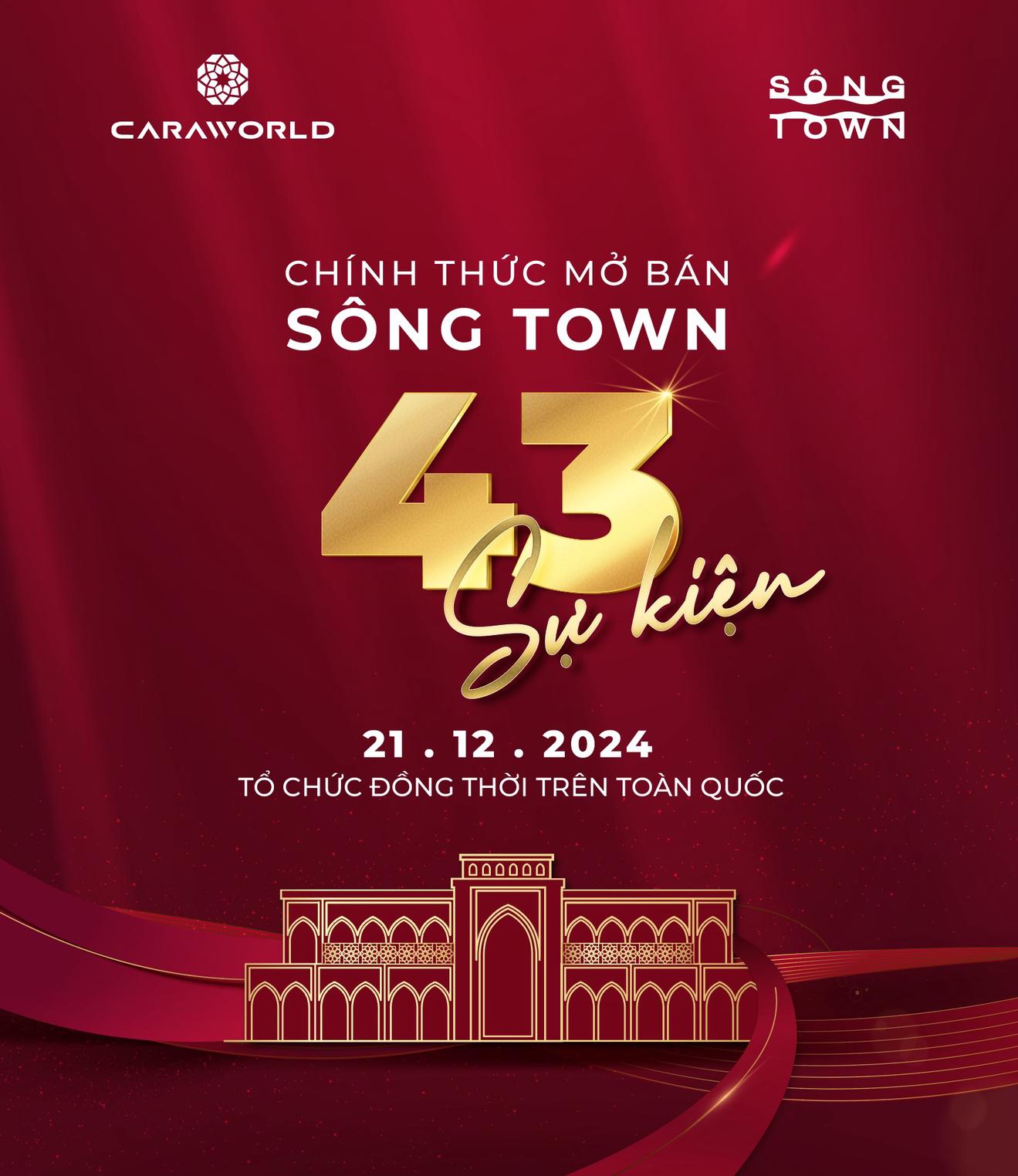 43 sự kiện mở bán Sông Town – CaraWorld diễn ra đồng loạt trên toàn quốc 
