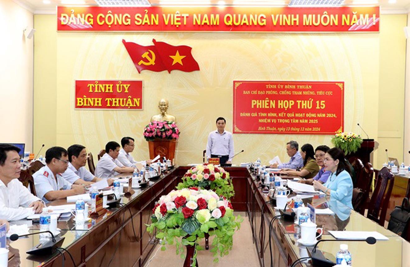 Bình Thuận: Công tác phòng, chống tham nhũng tiếp tục được quan tâm, chỉ đạo quyết liệt