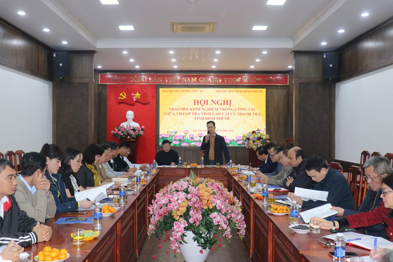 Thanh tra hai tỉnh Lào Cai và Bình Phước trao đổi kinh nghiệm tiếp dân