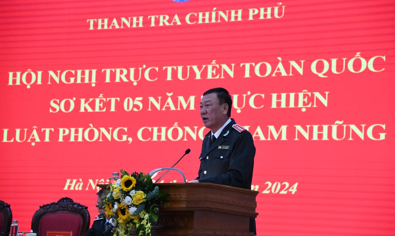 Hội nghị trực tuyến toàn quốc sơ kết 05 năm thực hiện Luật Phòng, chống tham nhũng