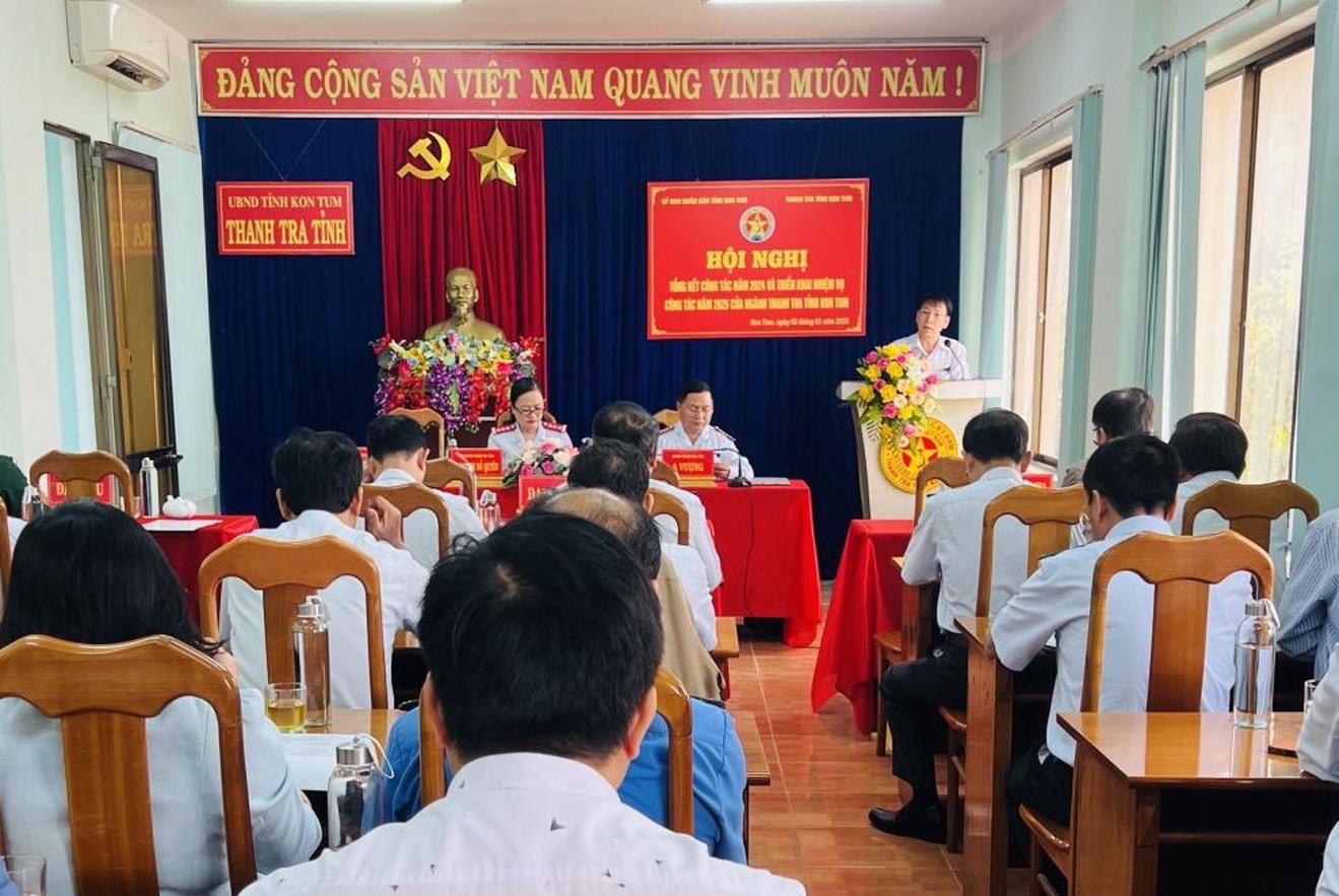 Thanh tra tỉnh Kon Tum triển khai 11 cuộc thanh tra năm 2025
