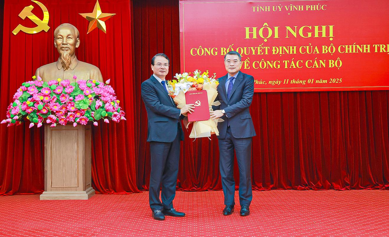 Bí thư Tỉnh uỷ Lào Cai được điều động giữ chức Bí thư Tỉnh ủy Vĩnh Phúc