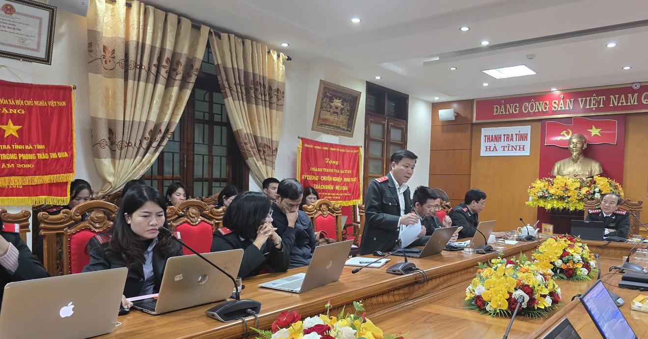 Thanh tra Hà Tĩnh tập trung nâng cao chất lượng công tác ngành thanh tra trong năm 2025