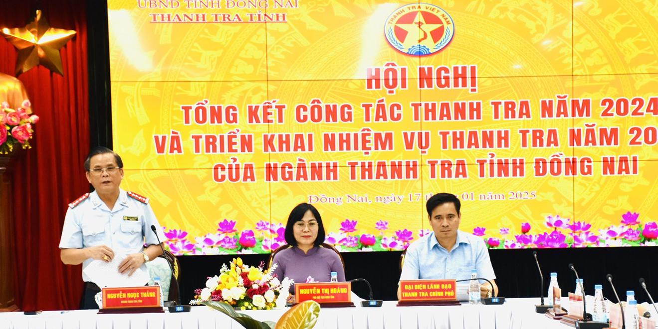 Tổng kết công tác thanh tra năm 2024 và triển khai nhiệm vụ năm 2025