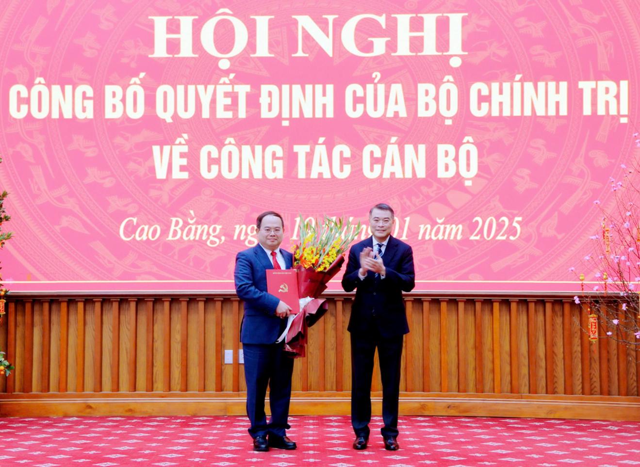 Phó Bí thư Tỉnh ủy Đồng Nai được điều động, chỉ định giữ chức Bí thư Tỉnh ủy Cao Bằng
