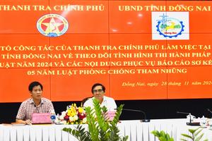 Một số kiến nghị và giải pháp trong trong việc thi hành pháp luật về phòng, chống tham nhũng trên địa bàn tỉnh Đồng Nai