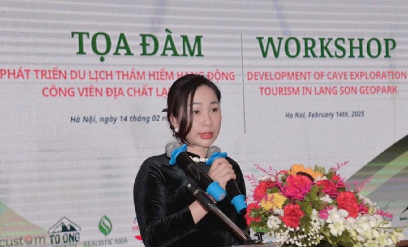 Phát triển du lịch thám hiểm hang động Công viên địa chất Lạng Sơn