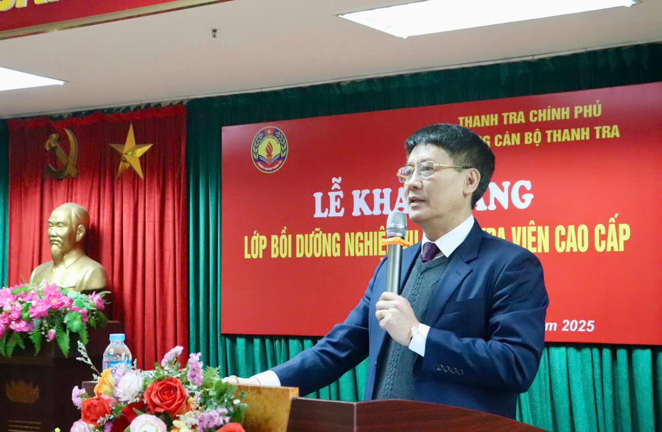 Khai giảng lớp Thanh tra viên cao cấp năm 2025