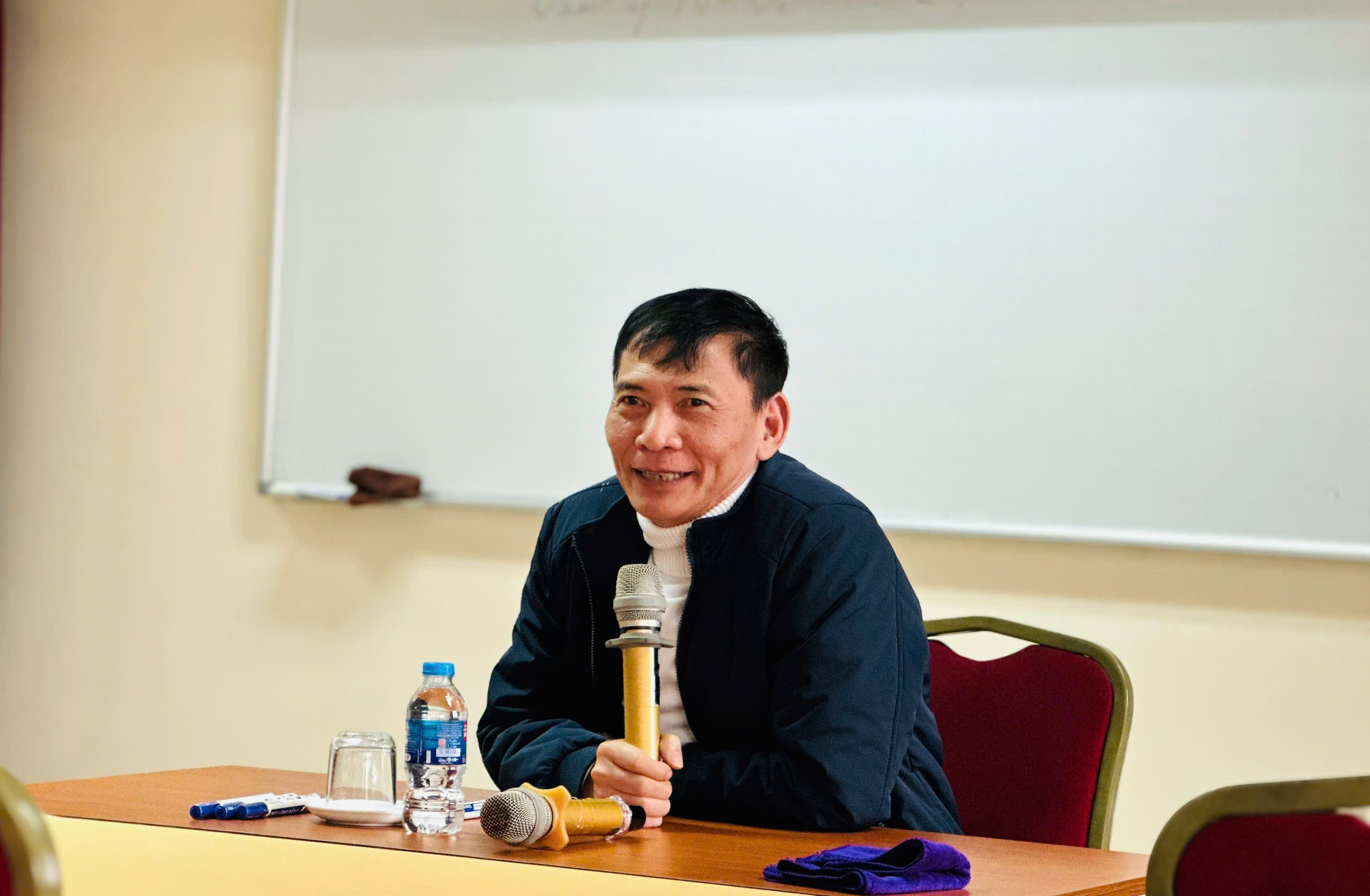 Thanh tra viên cao cấp, Hiệu trưởng Trường Cán bộ Thanh tra Vũ Văn Chiến. Ảnh: K. Dung