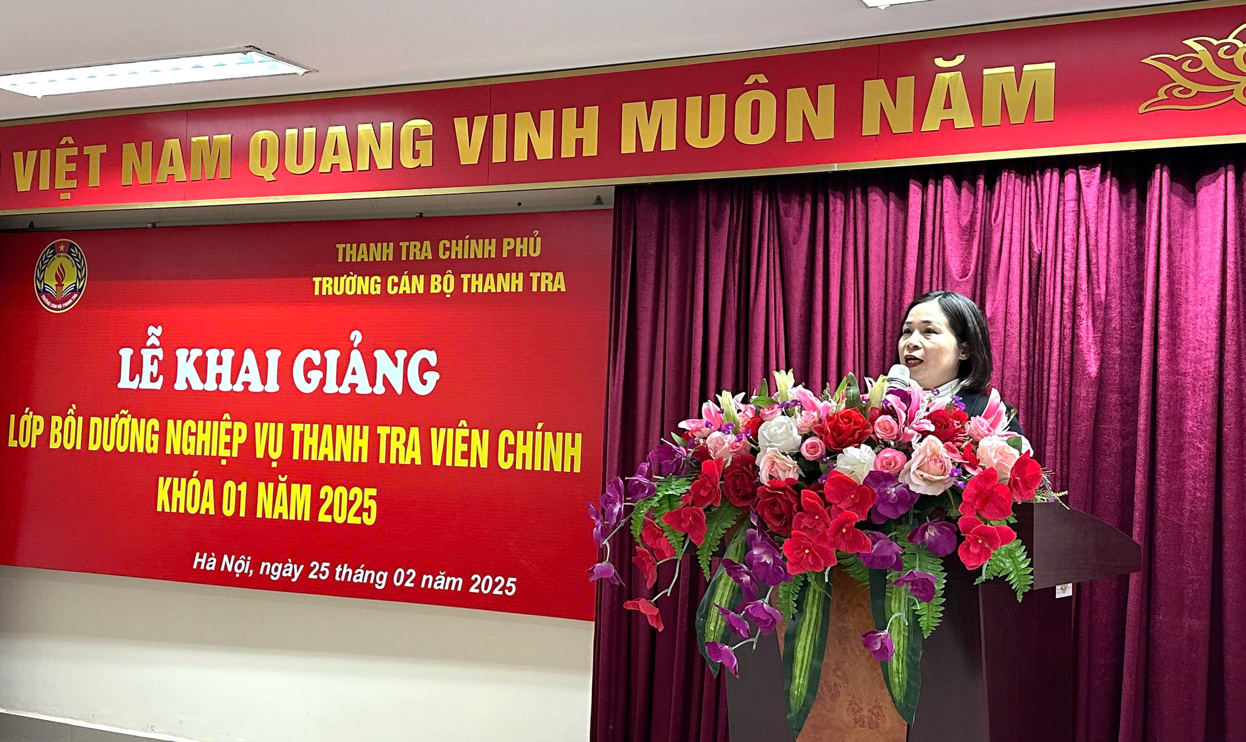 ThS. Phạm Thị Thu Hiền, Phó Hiệu trưởng Trường Cán bộ Thanh tra. Ảnh: K. Dung