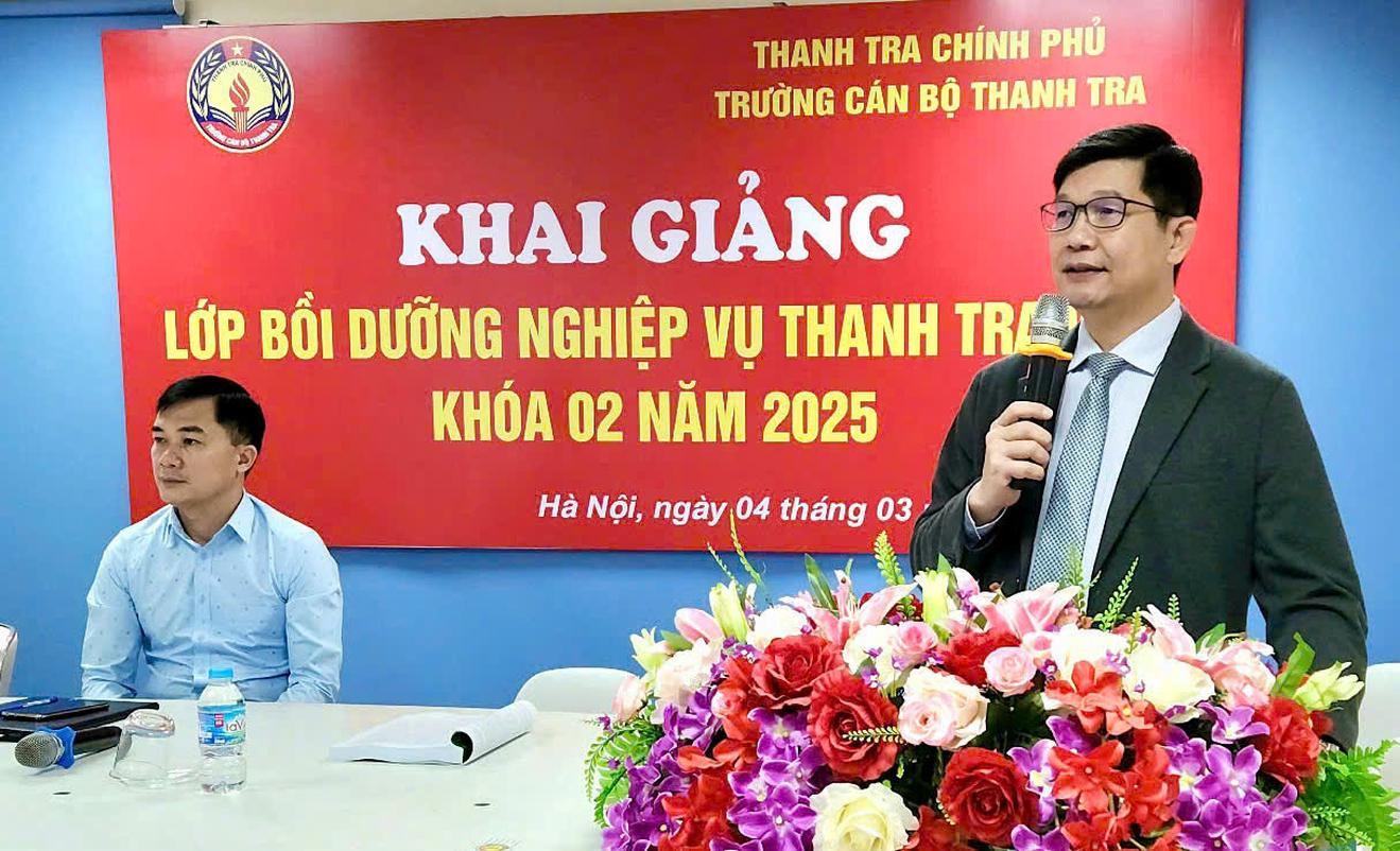 Khai giảng lớp Bồi dưỡng nghiệp vụ Thanh tra viên Khoá 2 năm 2025