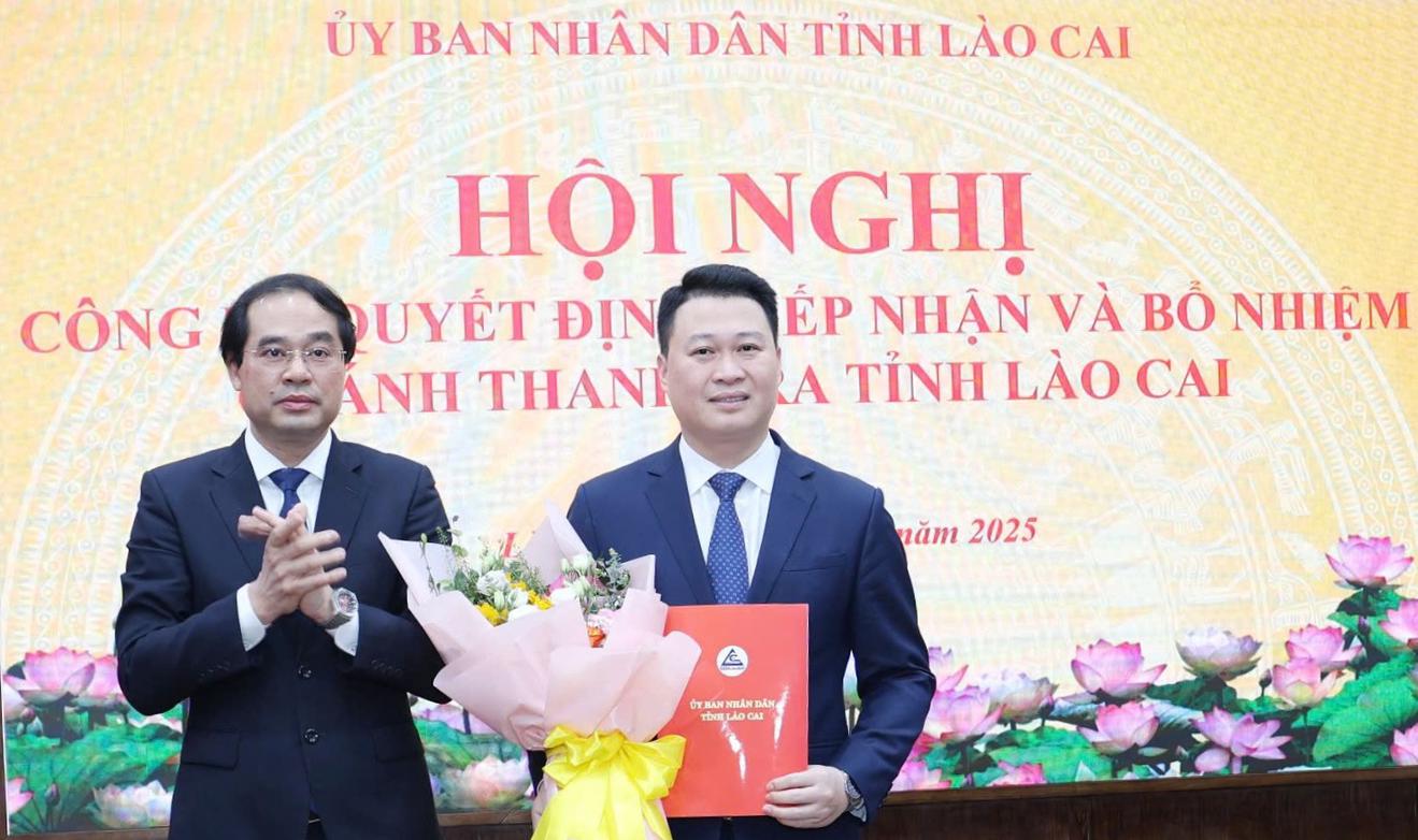 Bổ nhiệm Bí thư huyện Si Ma Cai làm Chánh Thanh tra tỉnh Lào Cai