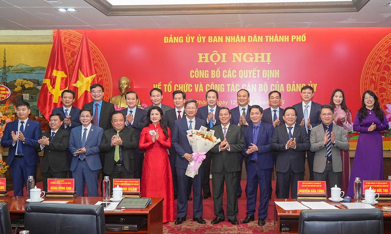 Hải Phòng: Công bố các quyết định quan trọng về tổ chức và nhân sự UBND thành phố