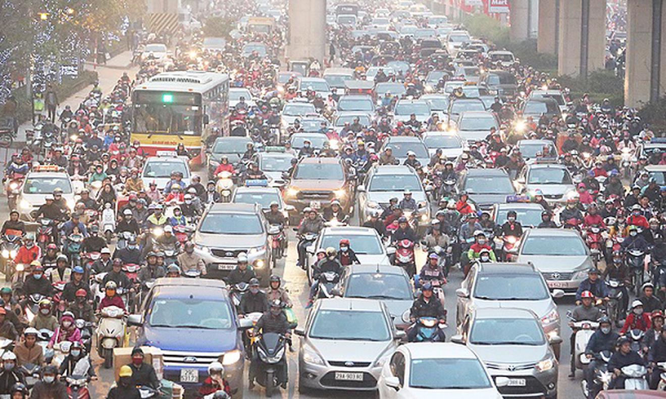 Nghiên cứu sớm hơn quy chuẩn về khí thải ô tô, xe máy tại Hà Nội, TP. HCM