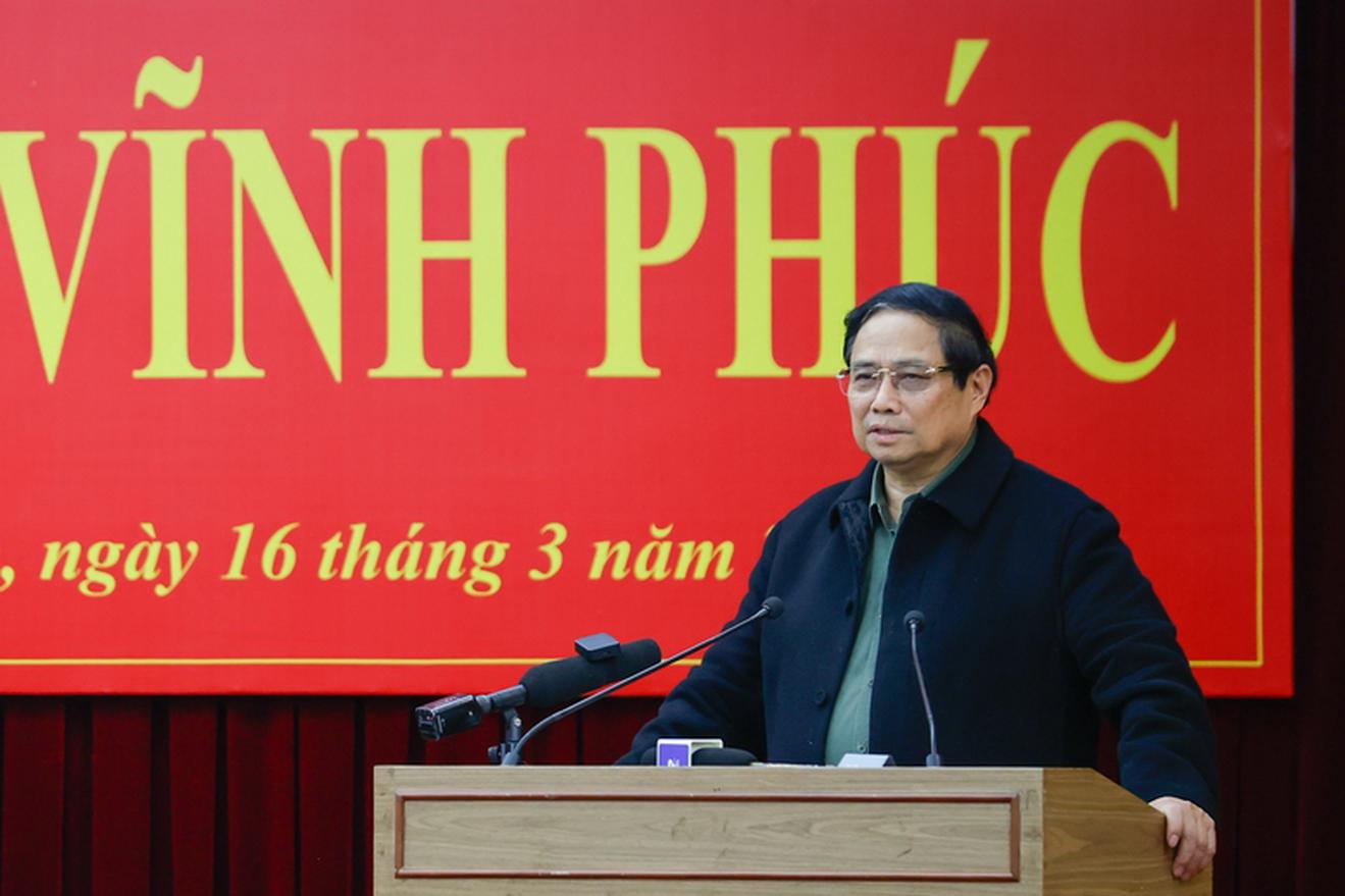 Thủ Tướng làm việc với Ban thường vụ Tỉnh ủy Vĩnh Phúc