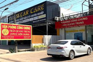 Sẽ thanh tra Văn phòng Công chứng Trần Quang Trung và Nguyễn Tú