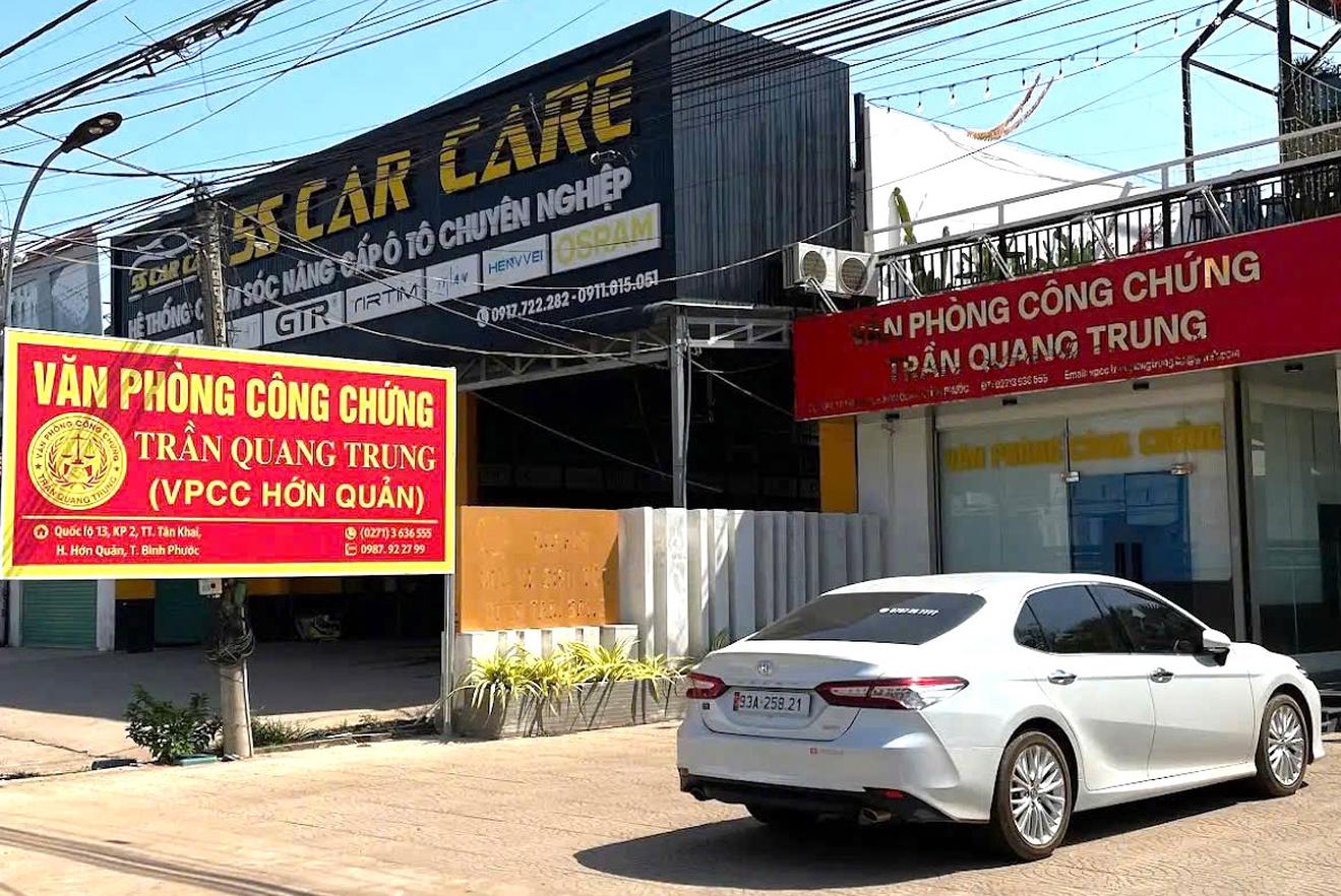 Sẽ thanh tra Văn phòng Công chứng Trần Quang Trung và Nguyễn Tú