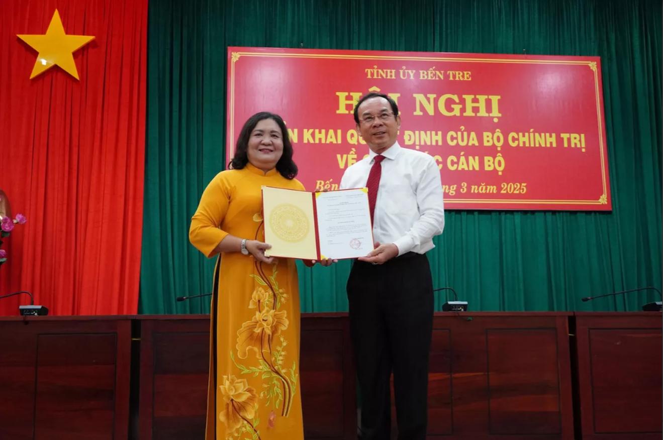 Bà Hồ Thị Hoàng Yến làm Bí thư Tỉnh ủy Bến Tre