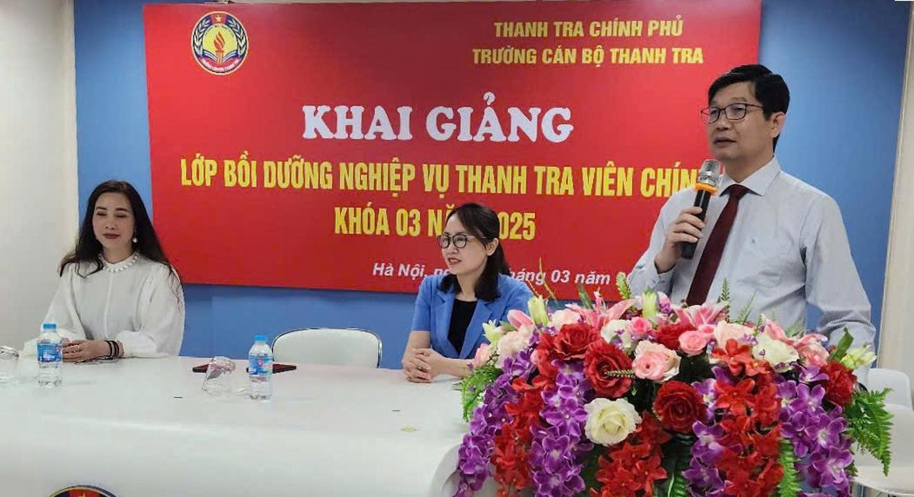 Khai giảng lớp Thanh tra viên chính khoá 3