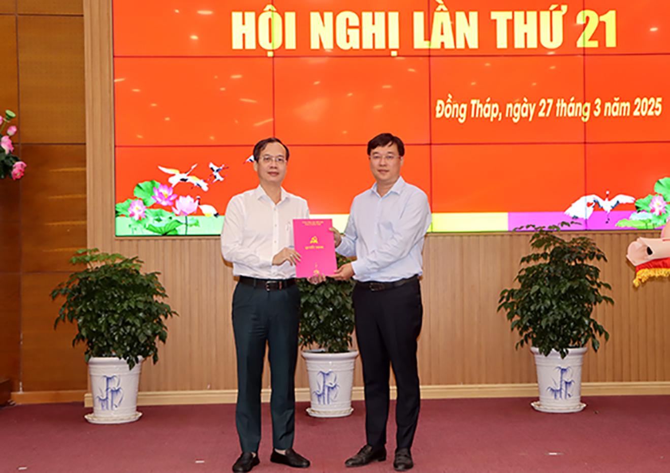 Đồng chí Trần Trí Quang giữ chức Phó Bí thư Tỉnh ủy Đồng Tháp nhiệm kỳ 2020 – 2025