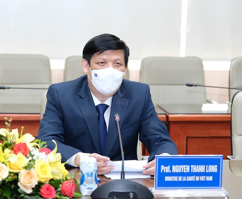 Bộ trưởng Bộ Y tế Việt Nam Nguyễn Thanh Long. (Ảnh: Trần Minh)